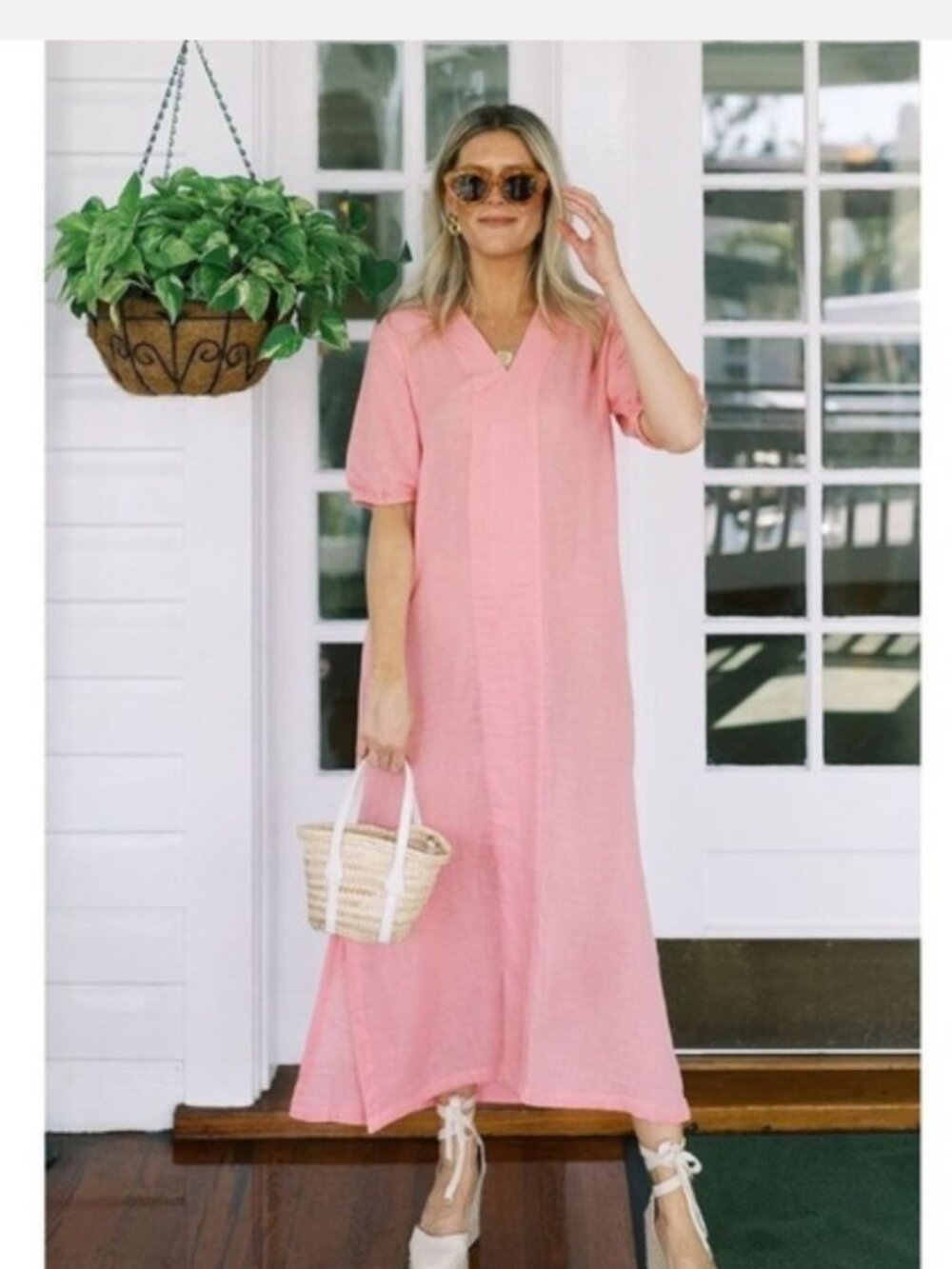 Lake 100% cotton dress